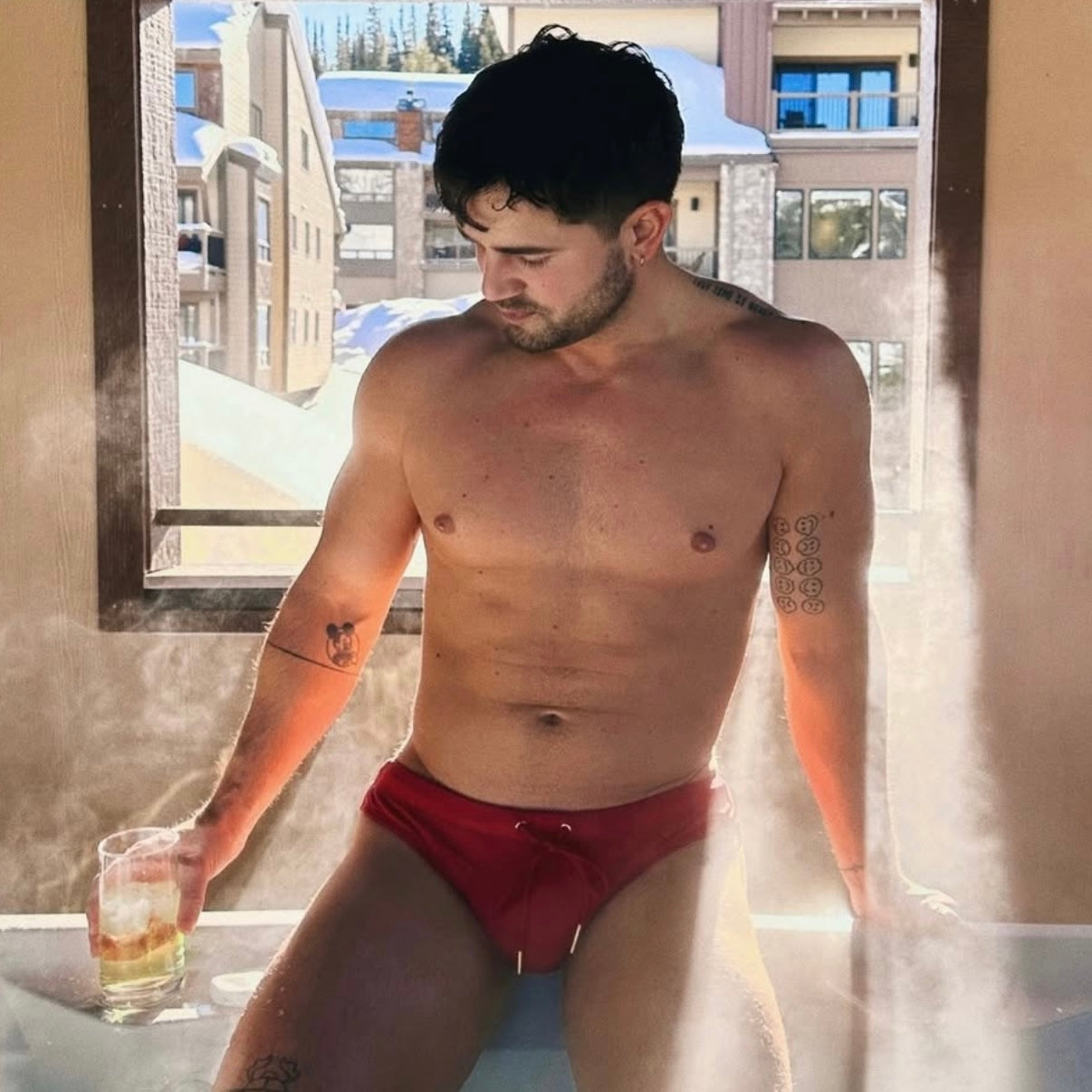 Classic Swim Brief | Cerise