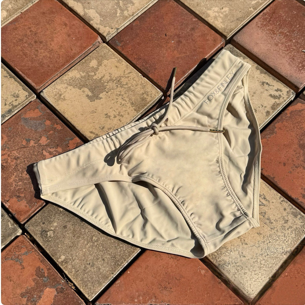 Classic Swim Brief | Beige