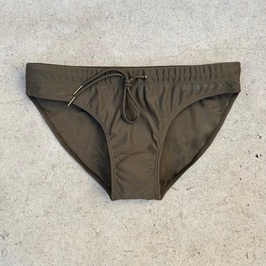 Classic Swim Brief | Olive